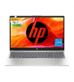 HP Laptop 15, 13th Gen Intel Core i5-1335U, 15.6-inch (39.6 cm), FHD, 16GB DDR4, 512GB SSD, Intel Iris Xe Graphics, FHD Camera w/Privacy Shutter (Win 11, MSO 2021, Silver, 1.59 kg), fd0013TU