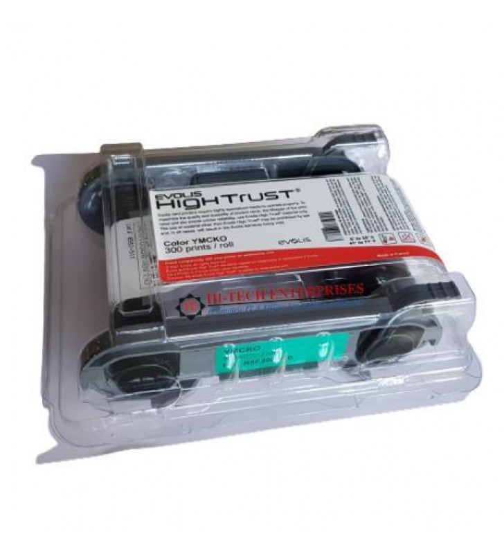 Colour Ribbon Cartridge (YMCKOO) for ID Card Printer Evolis Primacy2 with Tray R5F208I100